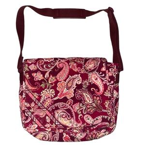 Vera Bradley Piccadilly Plum Laptop Messenger Bag